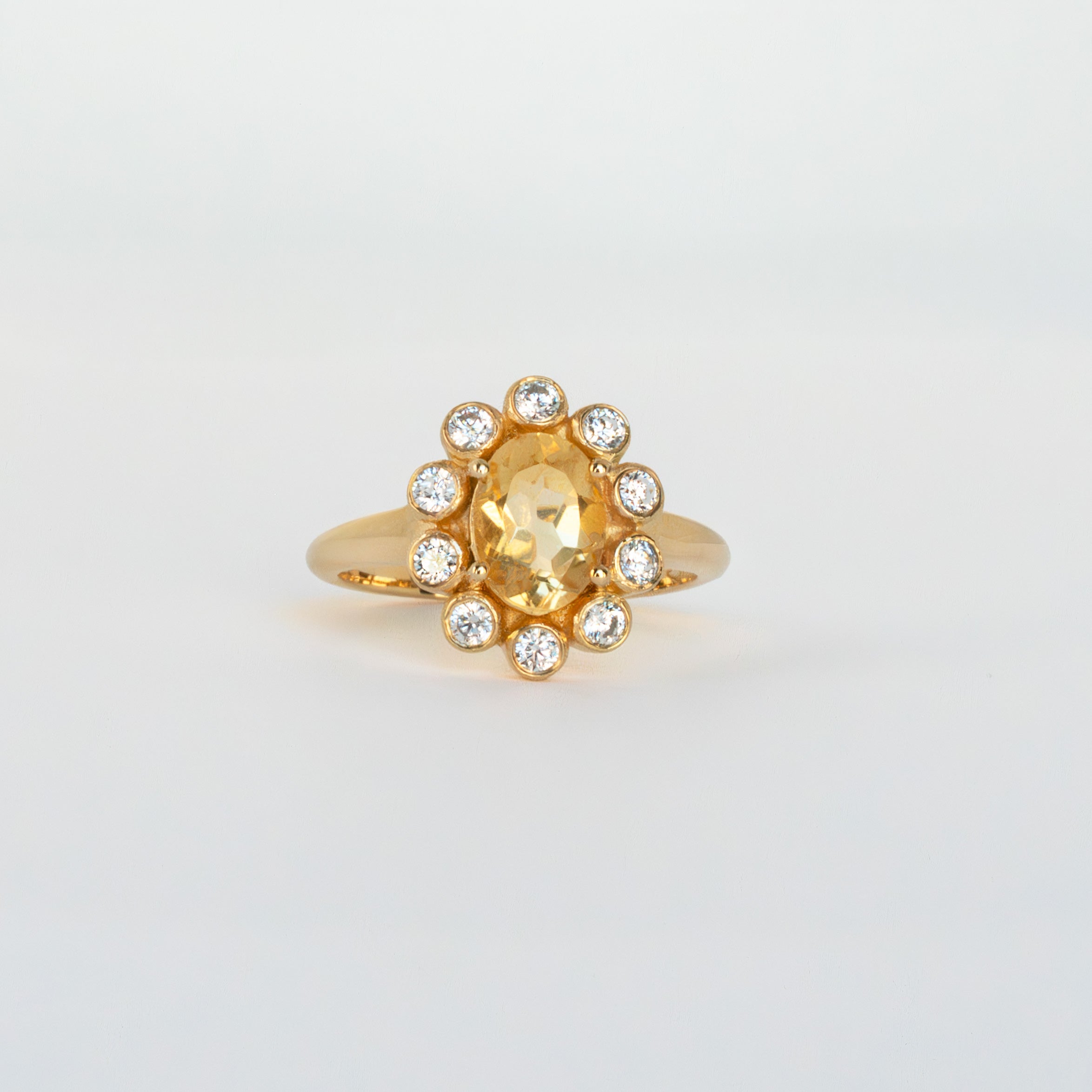 Citrine Ring - Blossom