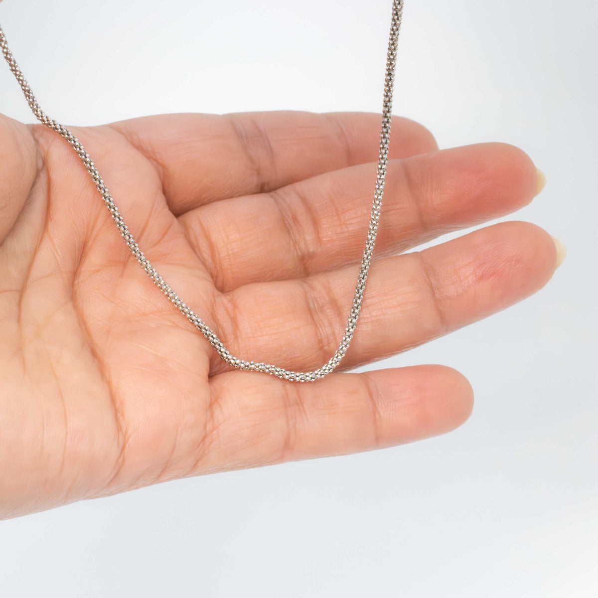 Popcorn Chain - 925 Sterling Silver