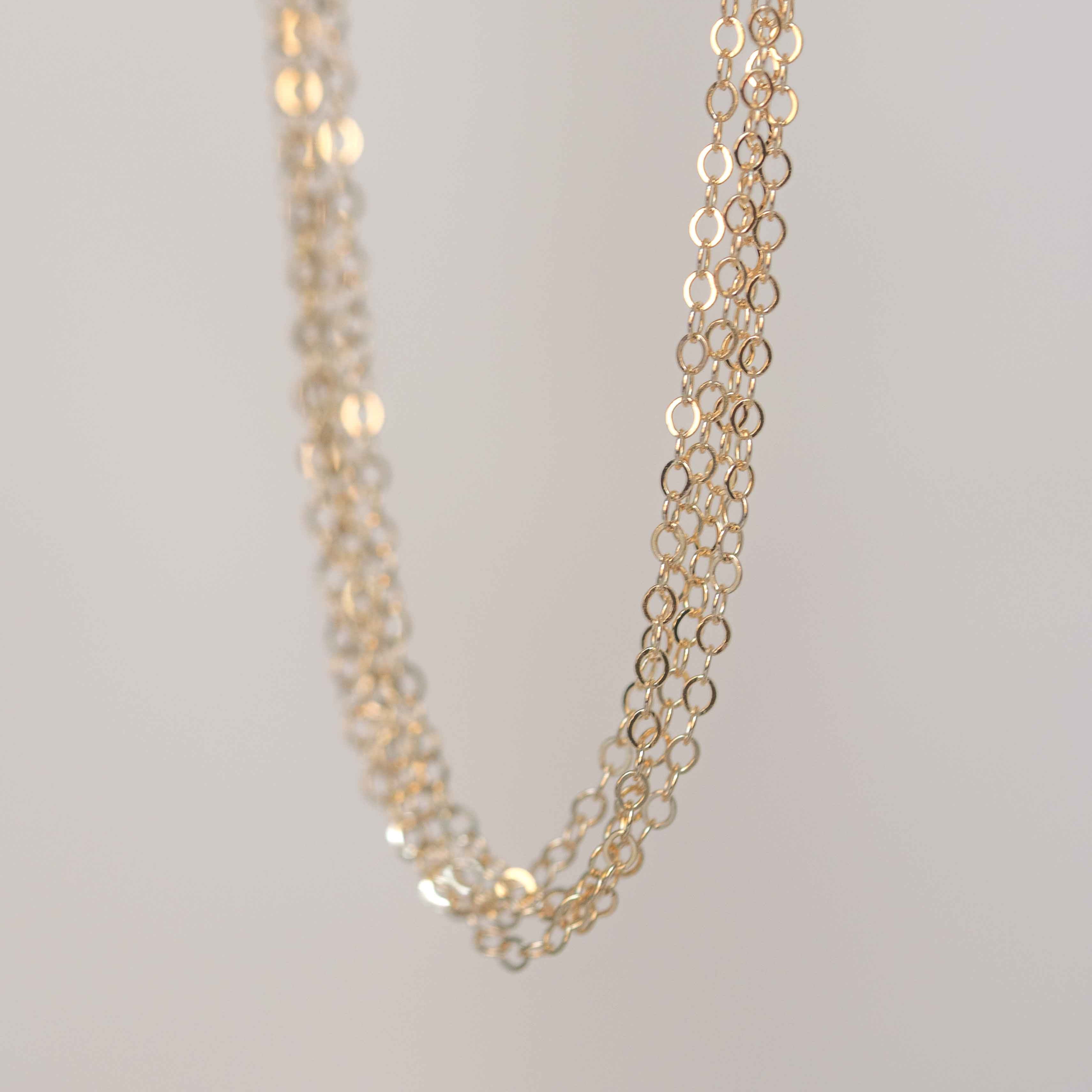 Gold Filled Flat Cable Chain