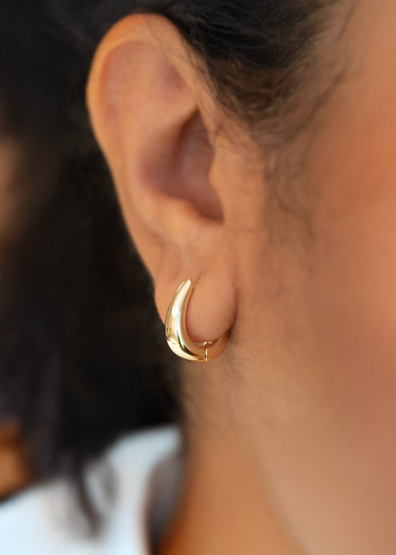 Gold hoops gold filled