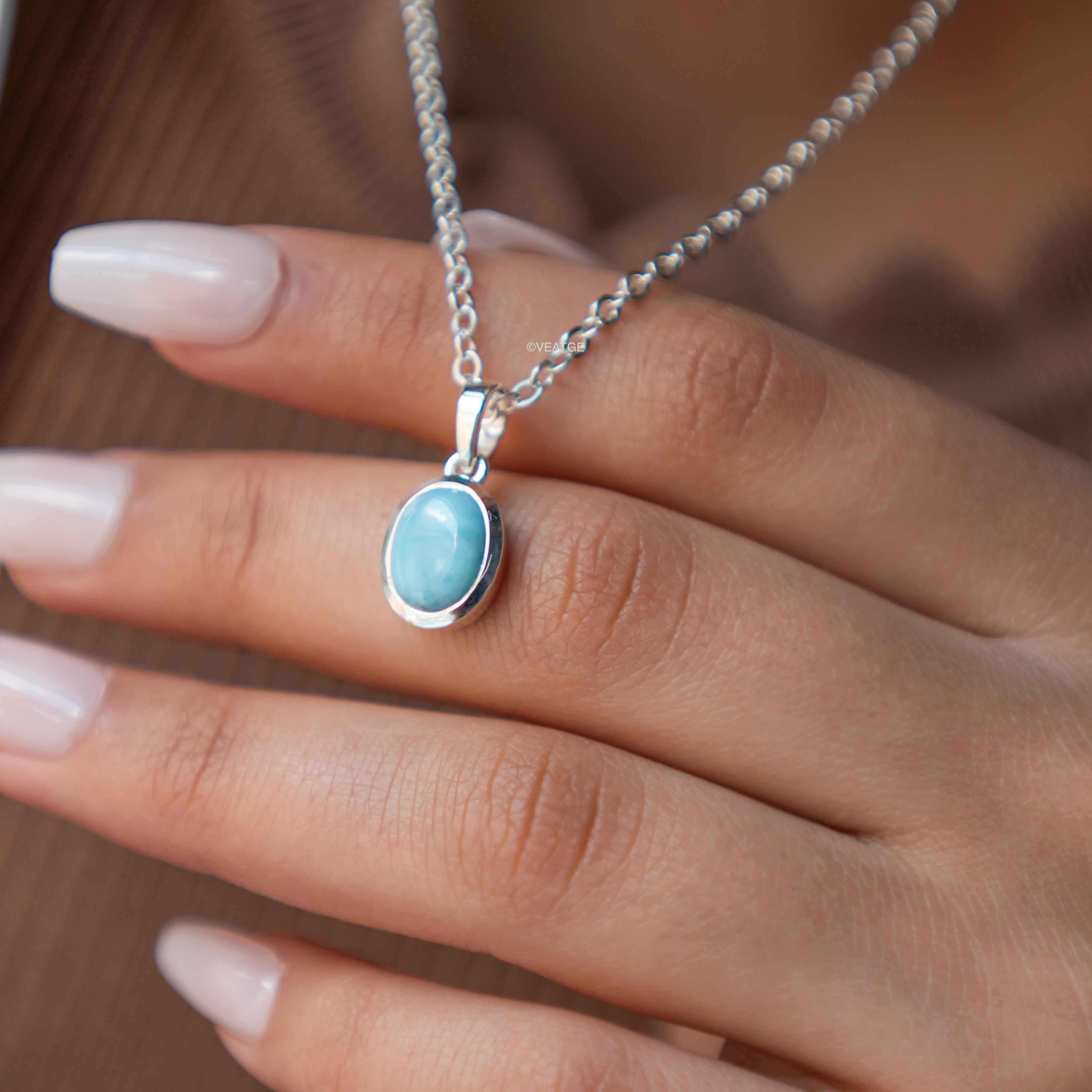 Larimar necklace on sale