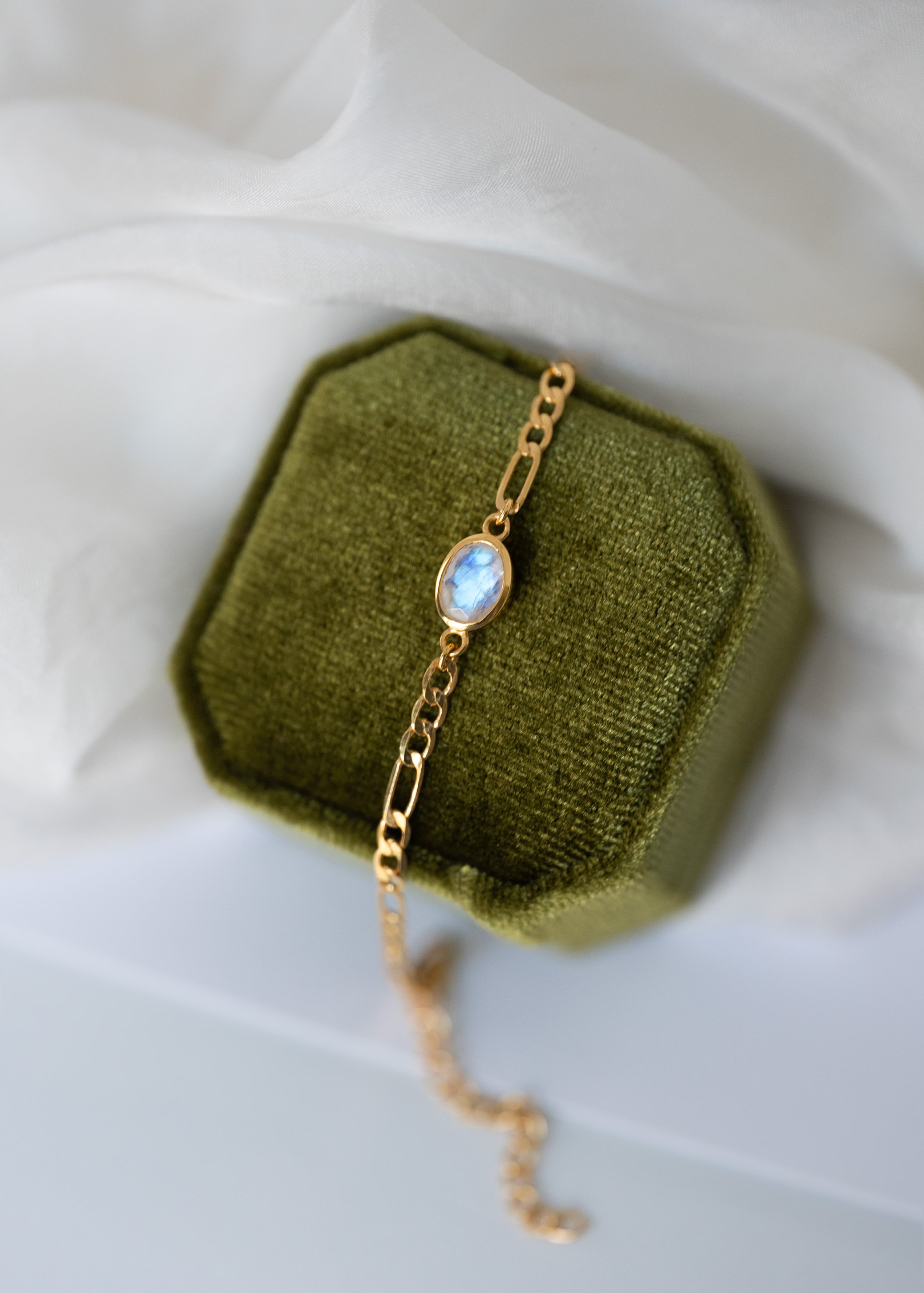 Moonstone Signature Oval Bracelet