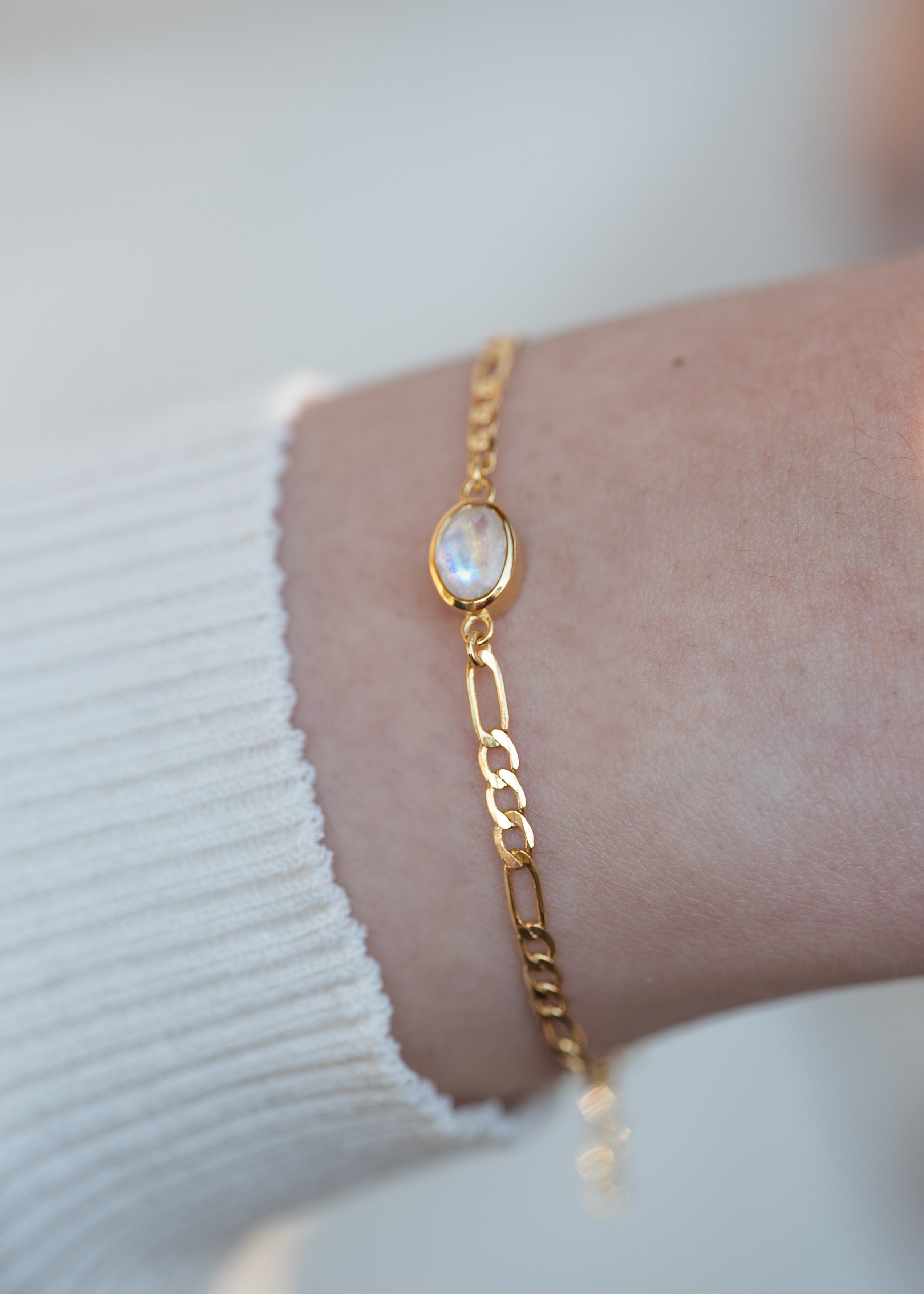 Moonstone Signature Oval Bracelet