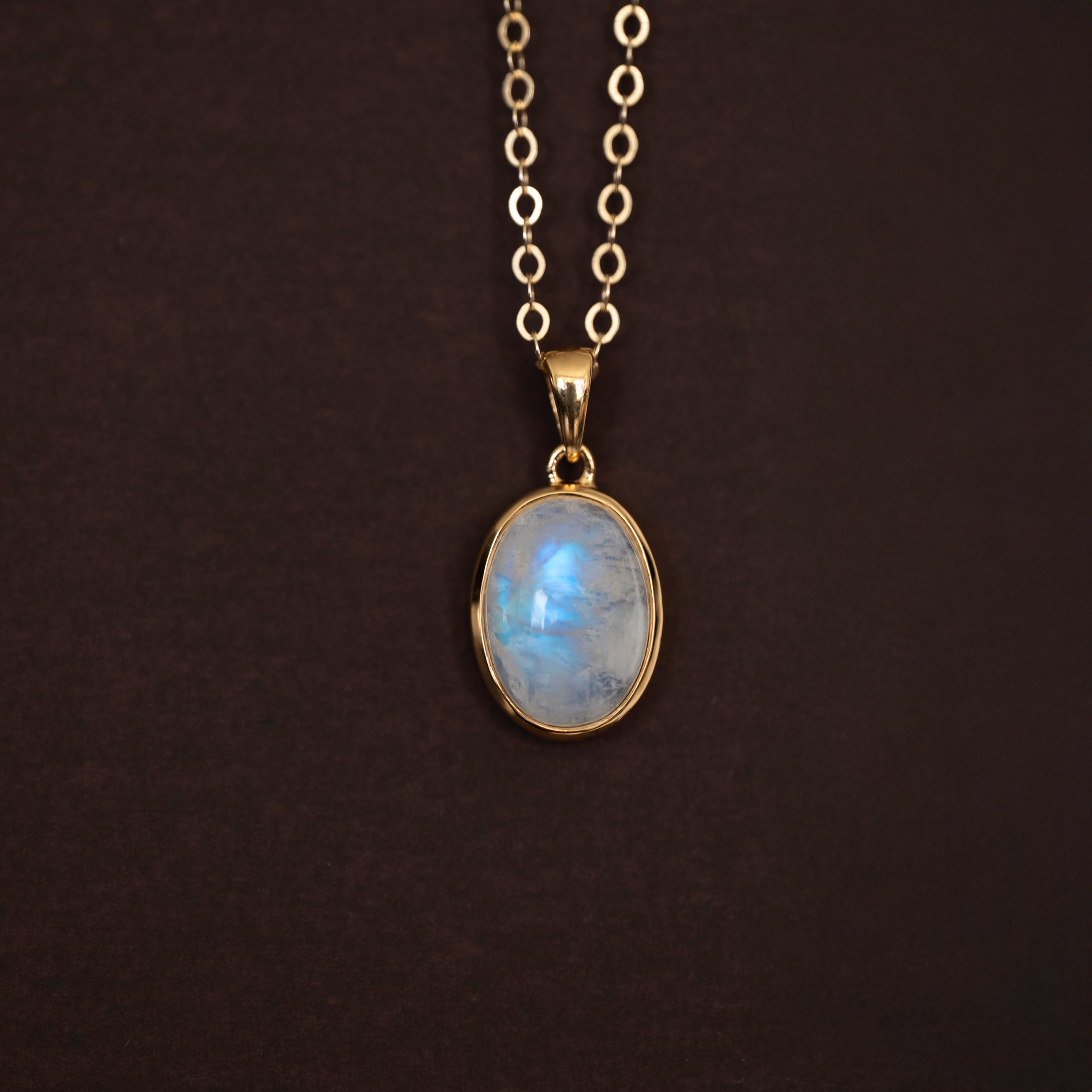 Moonstone-Necklace 14k Gold Filled