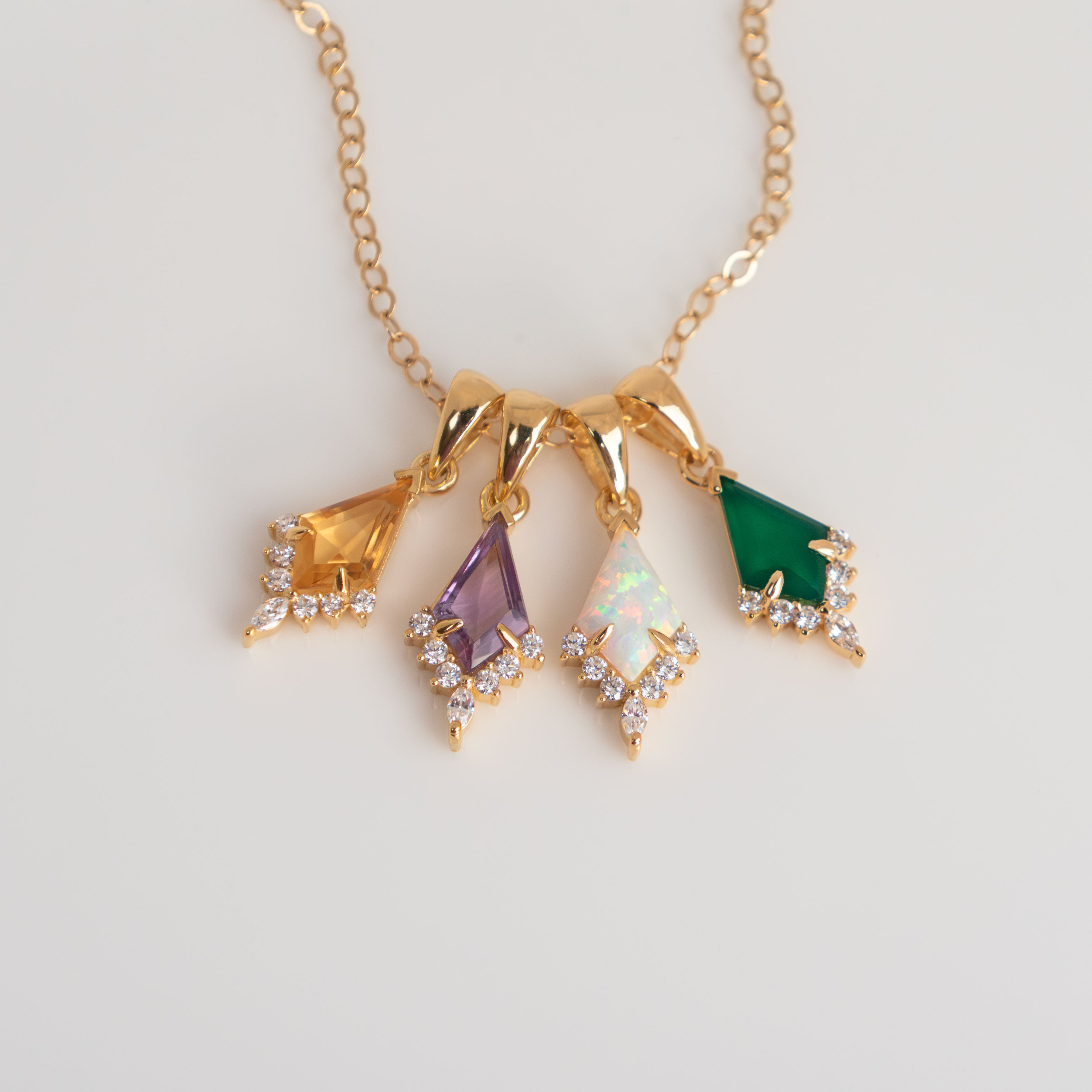 Opal Kite Necklace