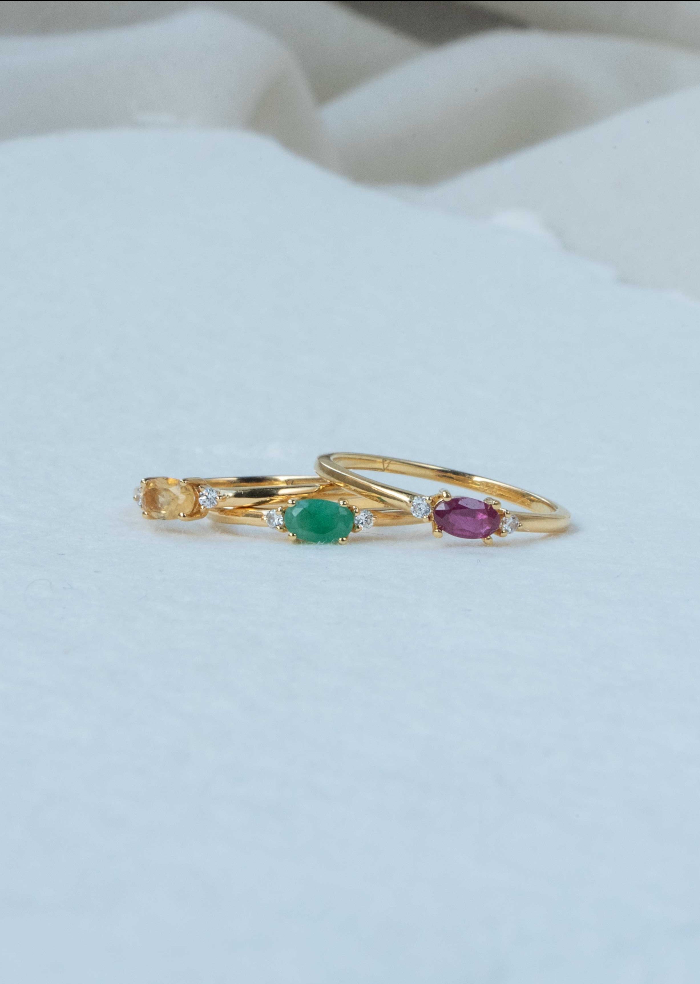 birthstone stacking ring best gifts for mom Christmas Holiday
