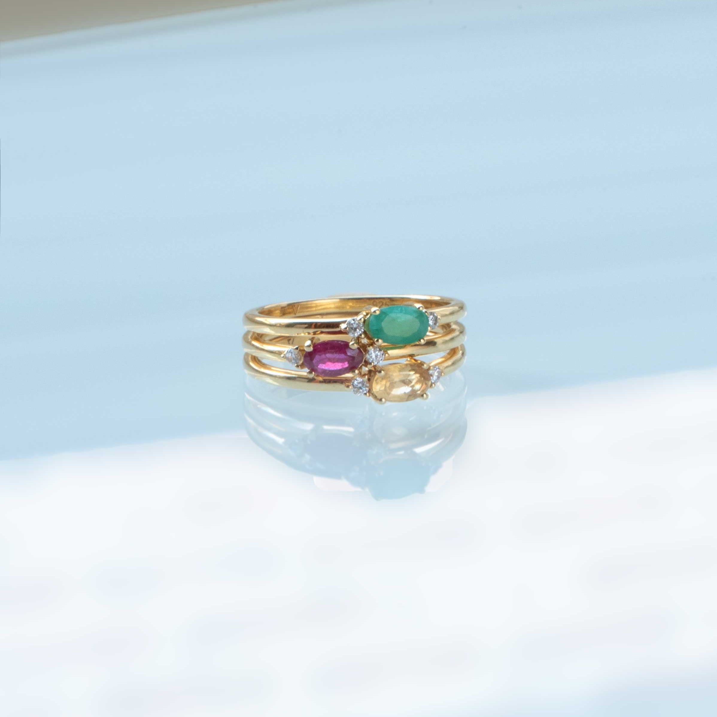 birthstone stacking ring best gifts for mom Christmas Holiday
