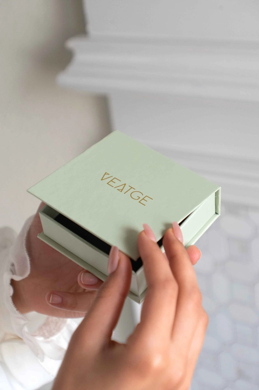 Aquamarine Kite Necklace