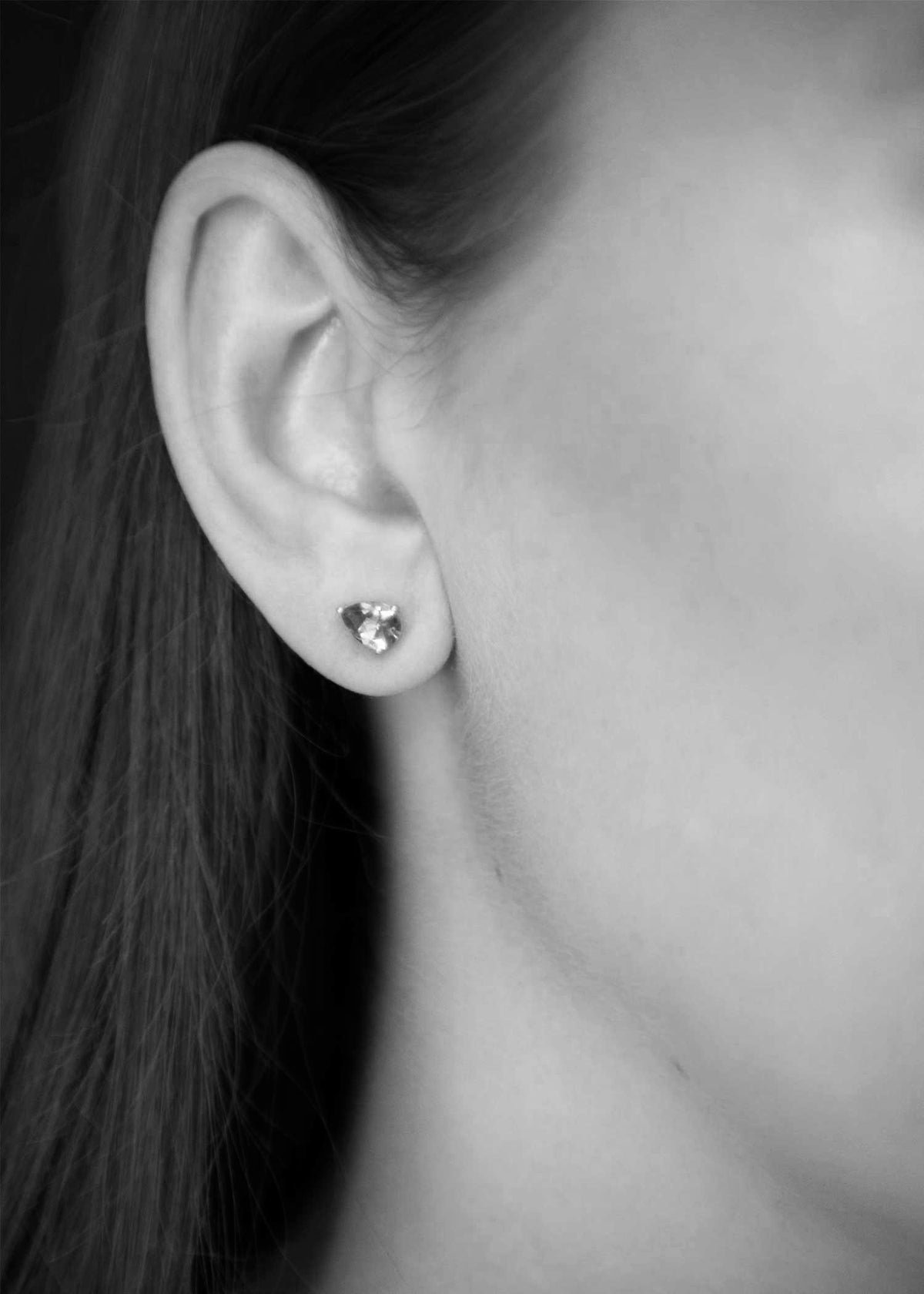 Pear Stud Earrings for Women