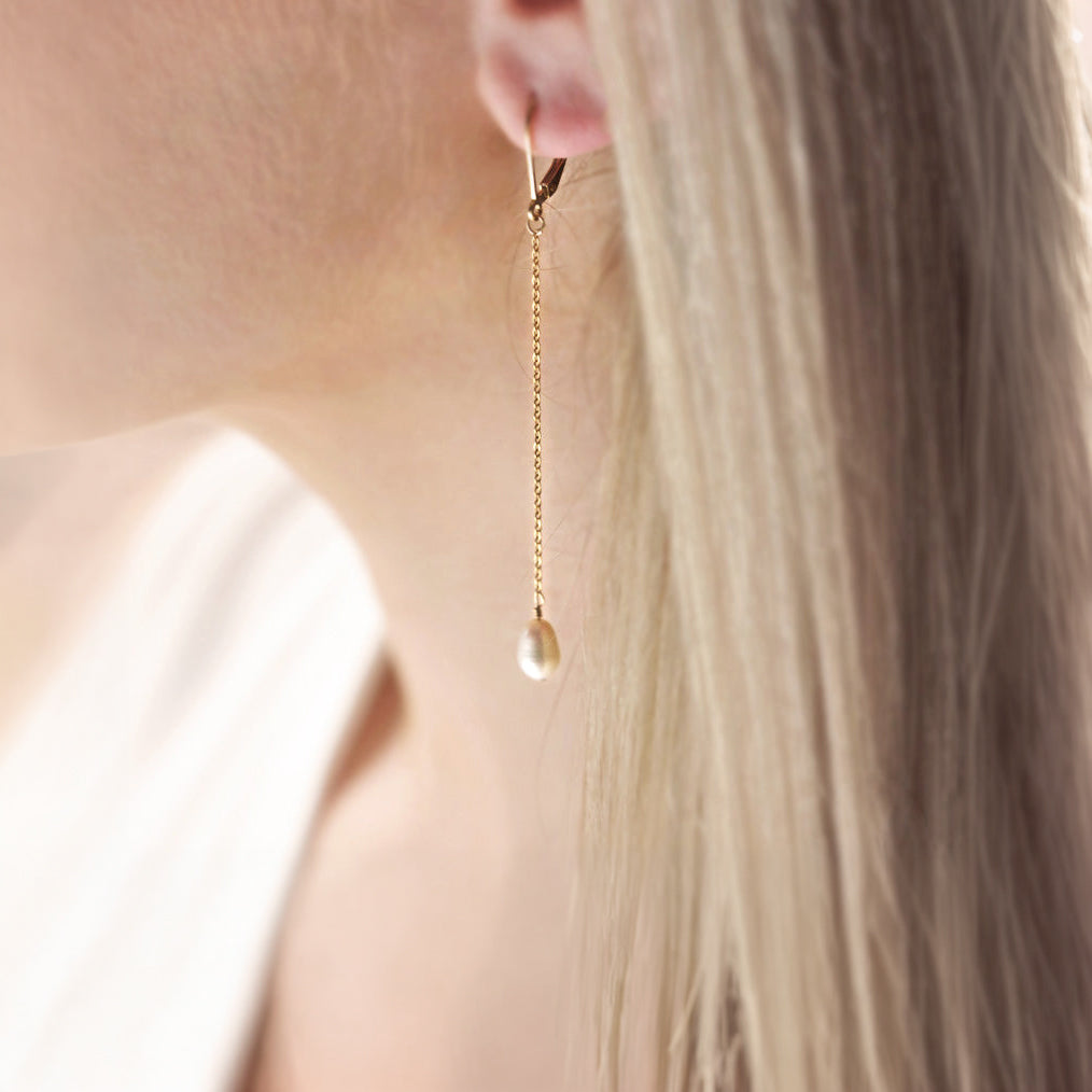 Pearl Dangle Earrings