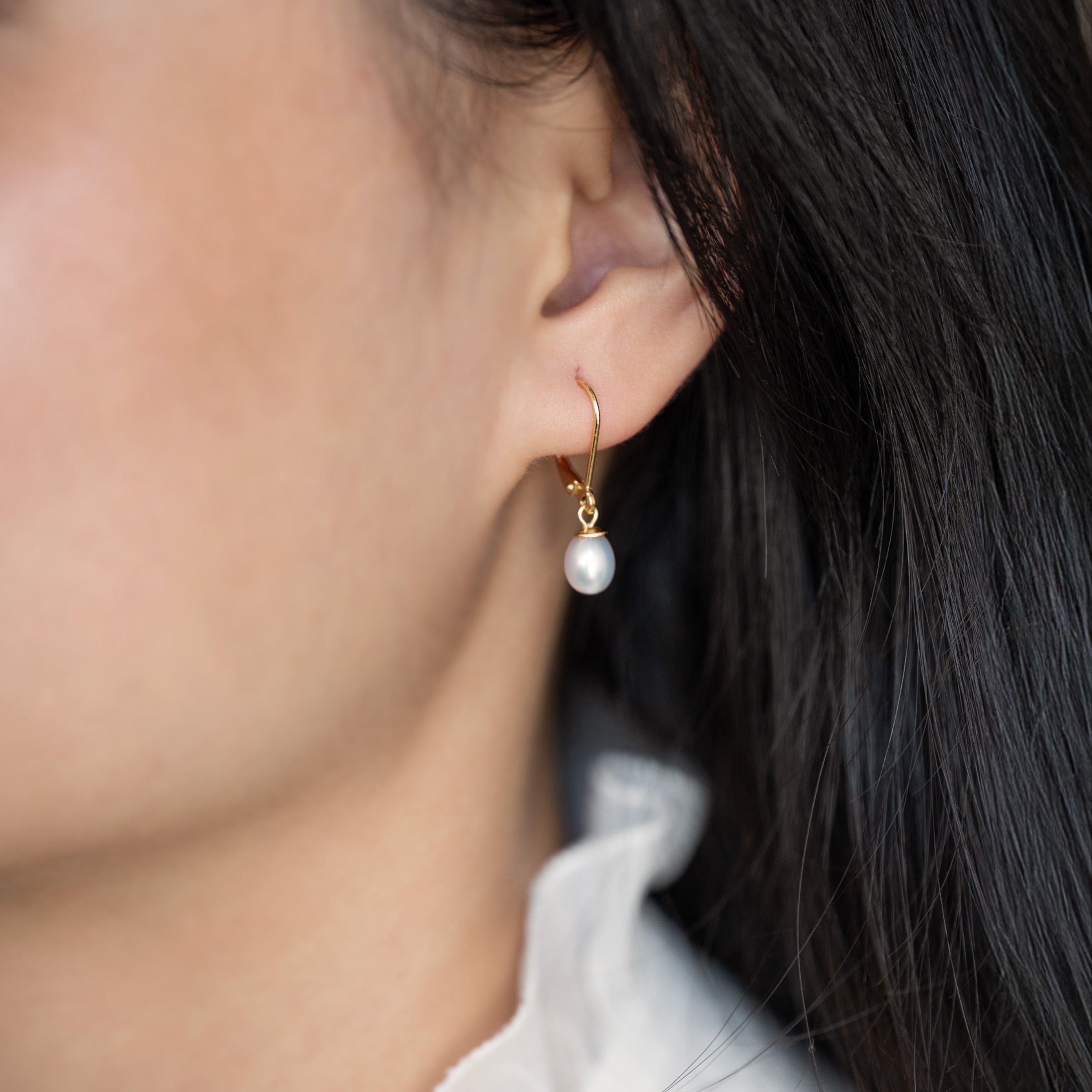 Pearl Teardrop Earrings