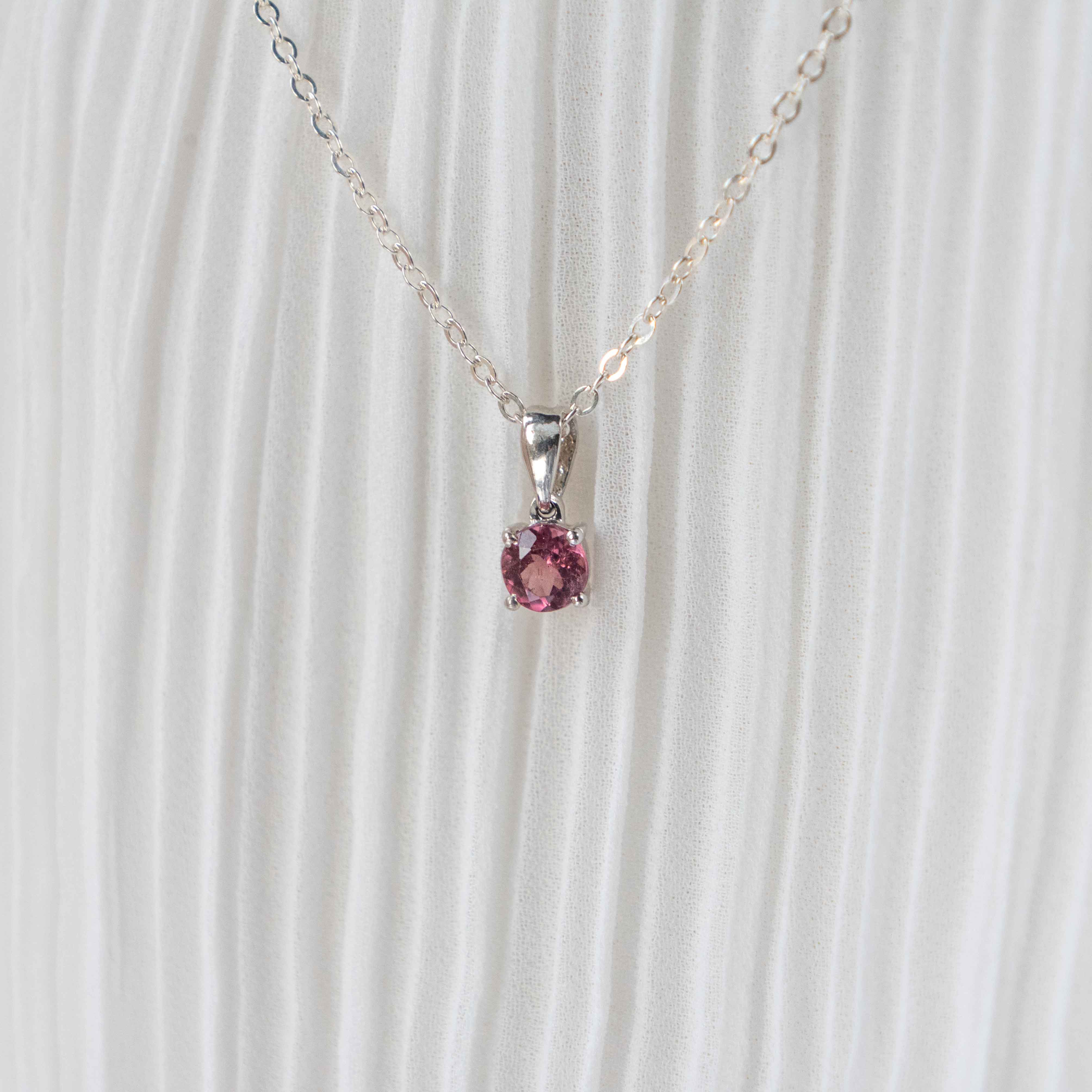 Pink Topaz Pendant