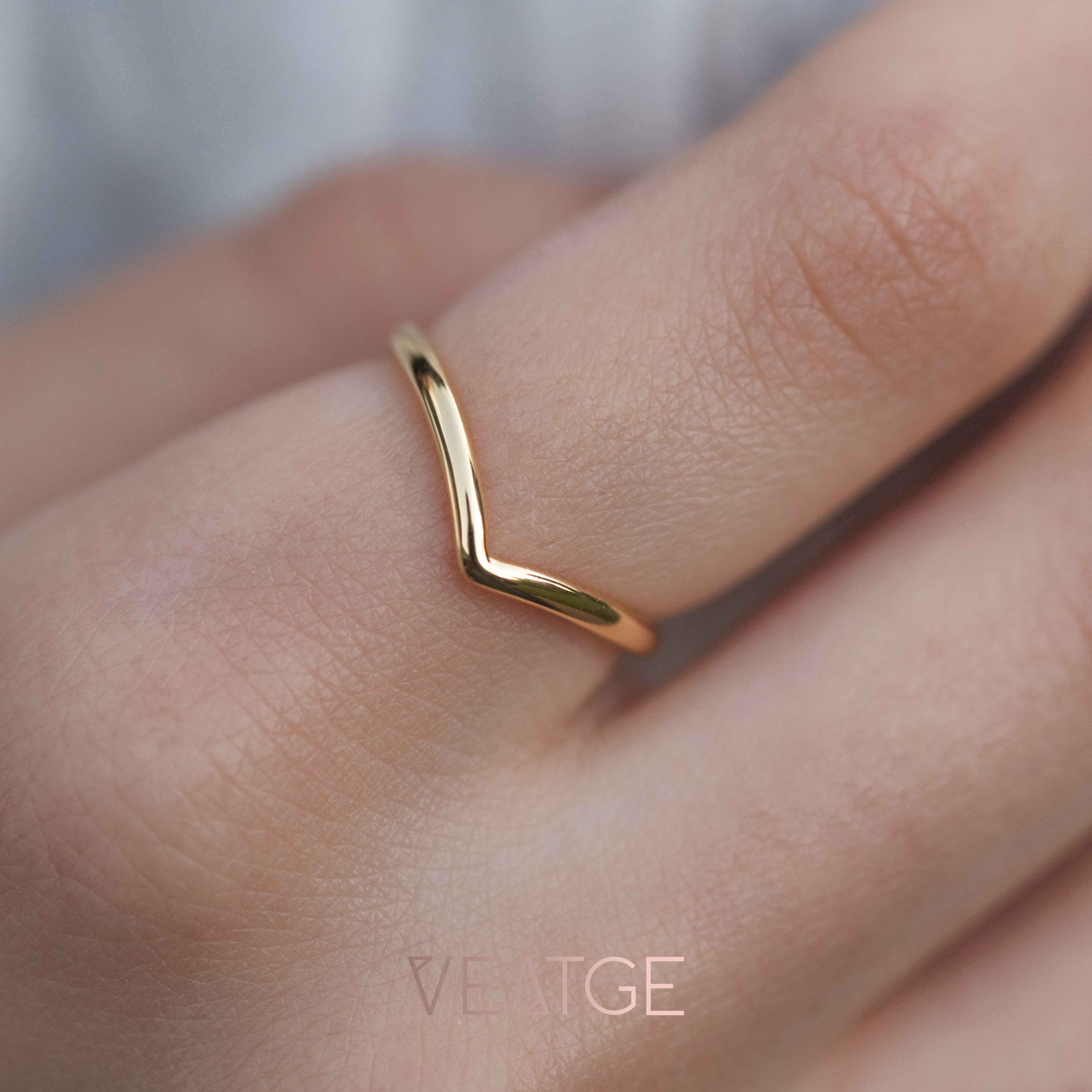 Petit Peak Stacking Ring