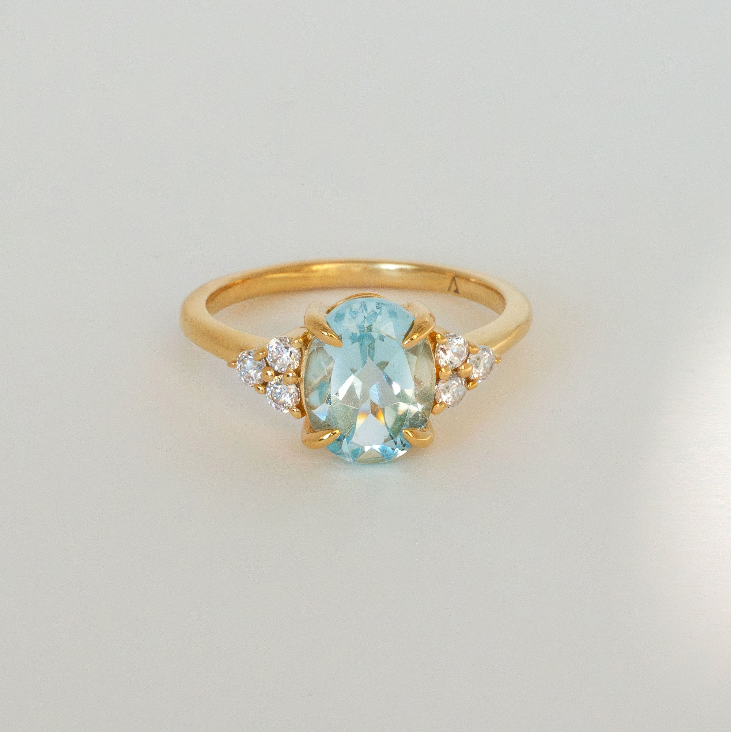 blue-topaz-ring-fleur, natural blue topaz ring for women, engagement rings