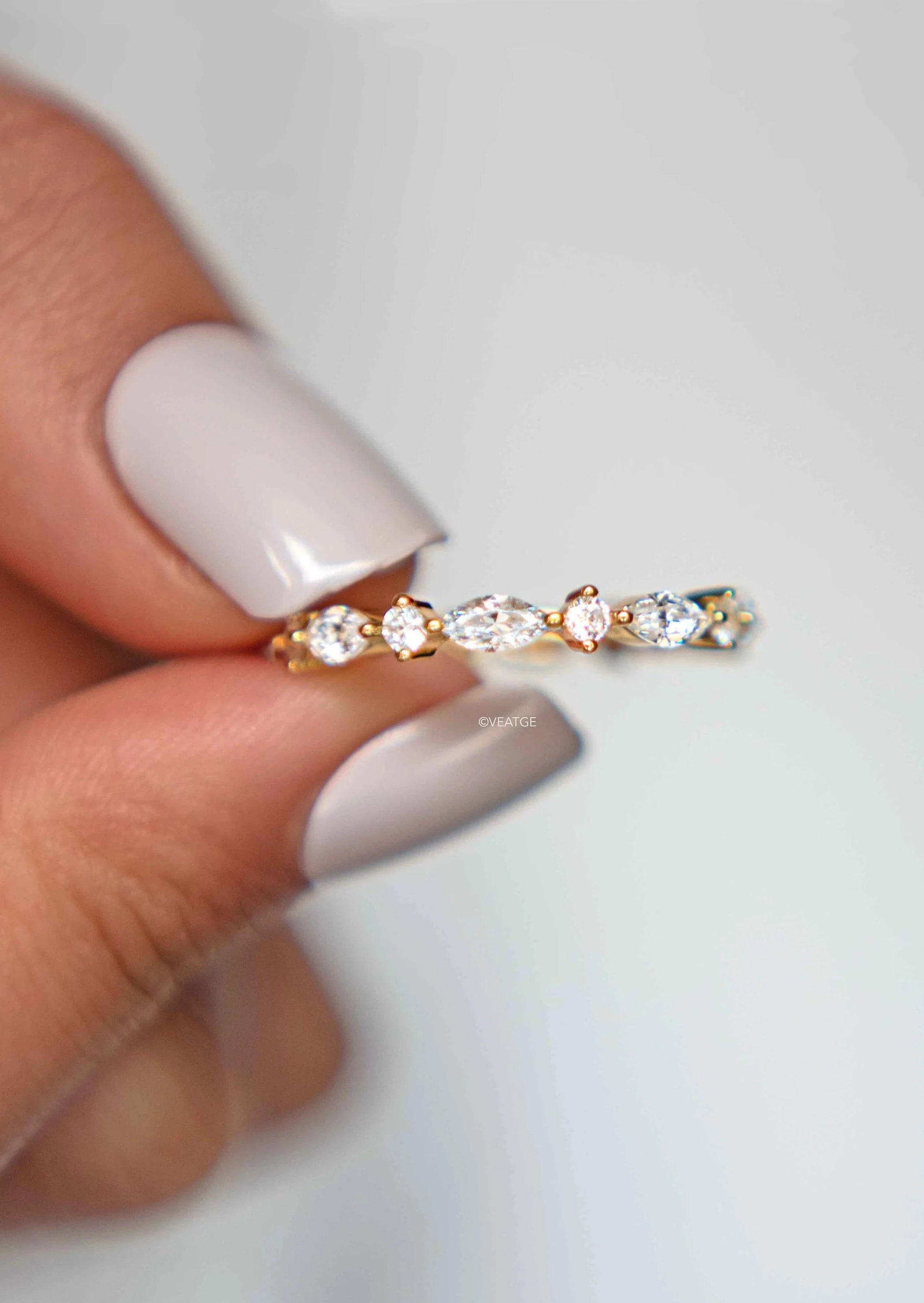 Marquise Full Eternity Band Ring