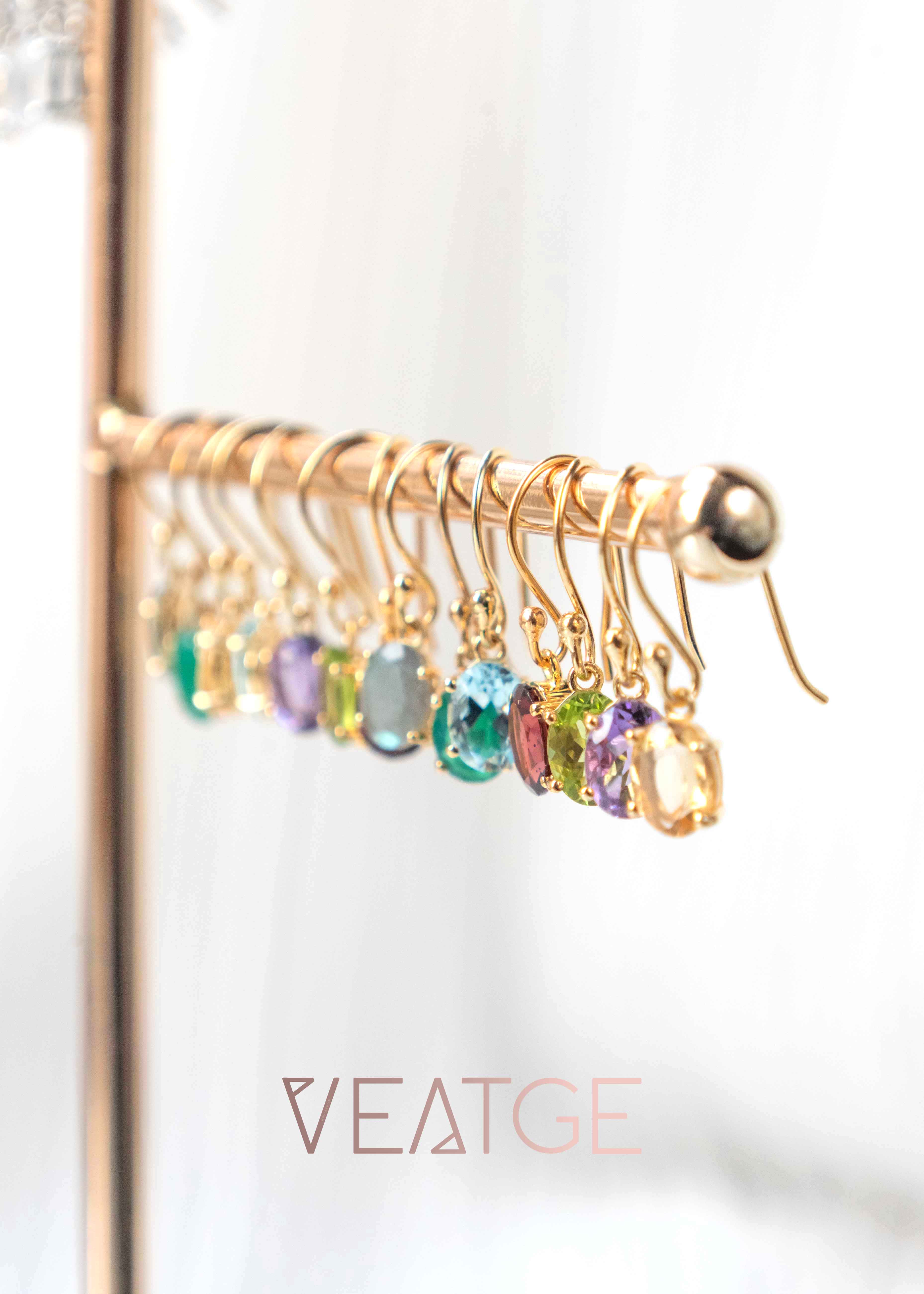  Birthstone Earrings 