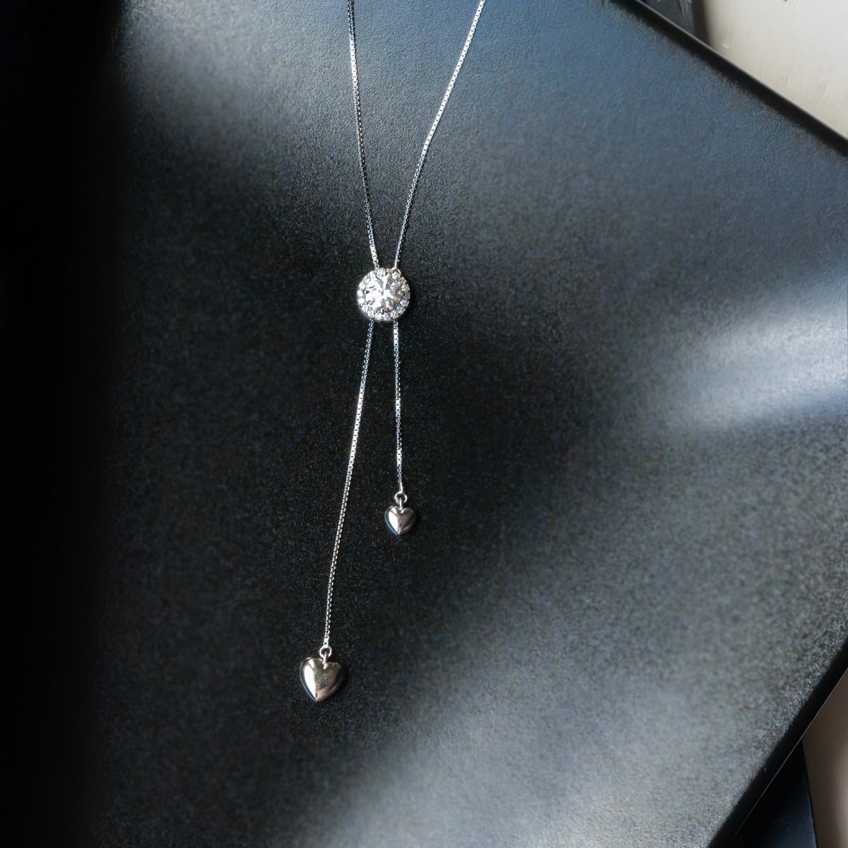 Moissanite Lariat Y Necklace