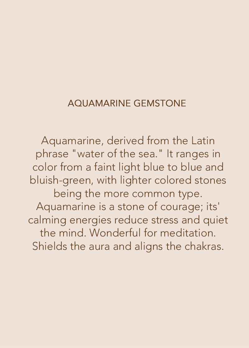 Aquamarine gemstone properties and benifits