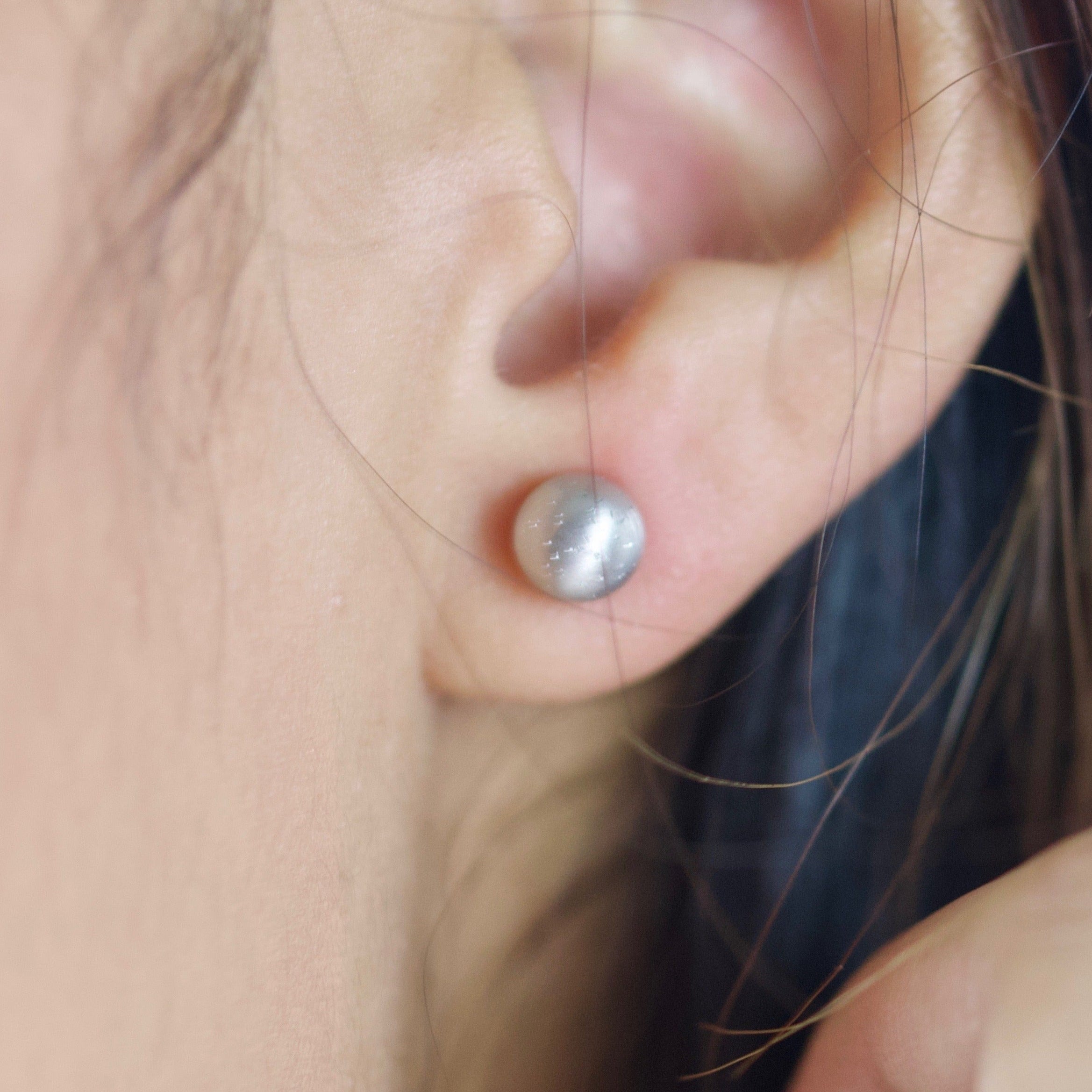 sparkle sterling silver studs simple earrings for girls gifts