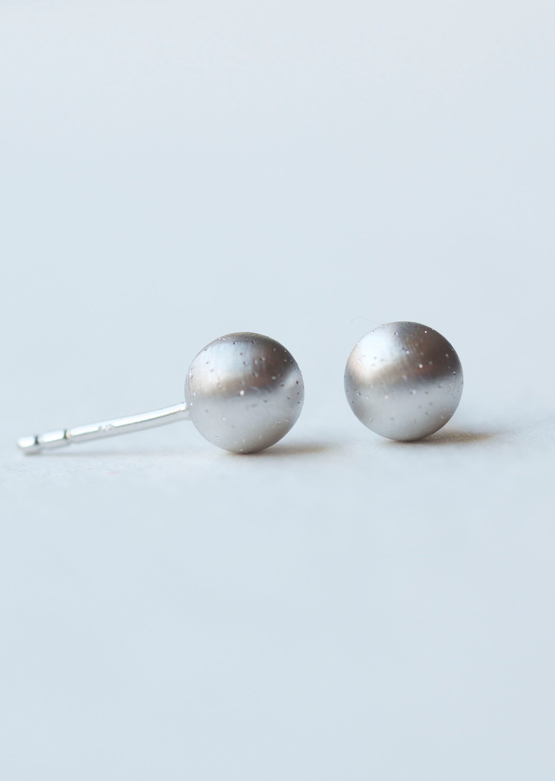 sparkle sterling silver studs simple earrings for girls