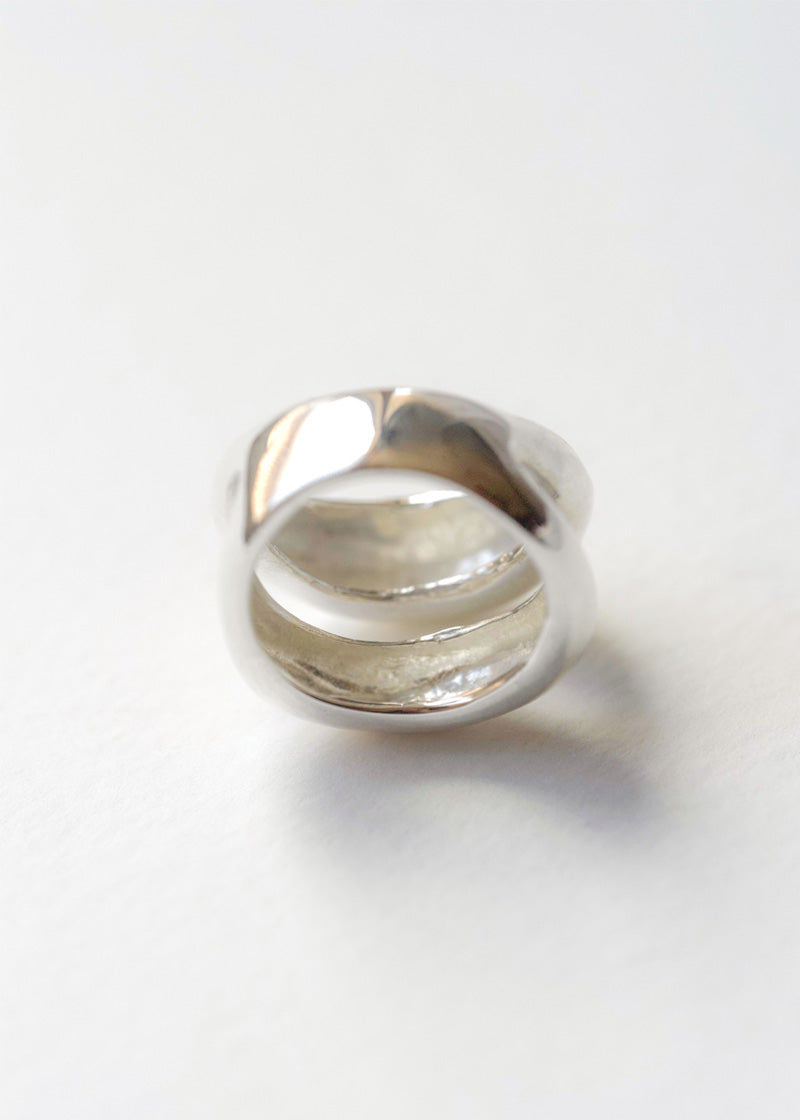 Silver Dome Ring, Chunky Ring, Statement Ring