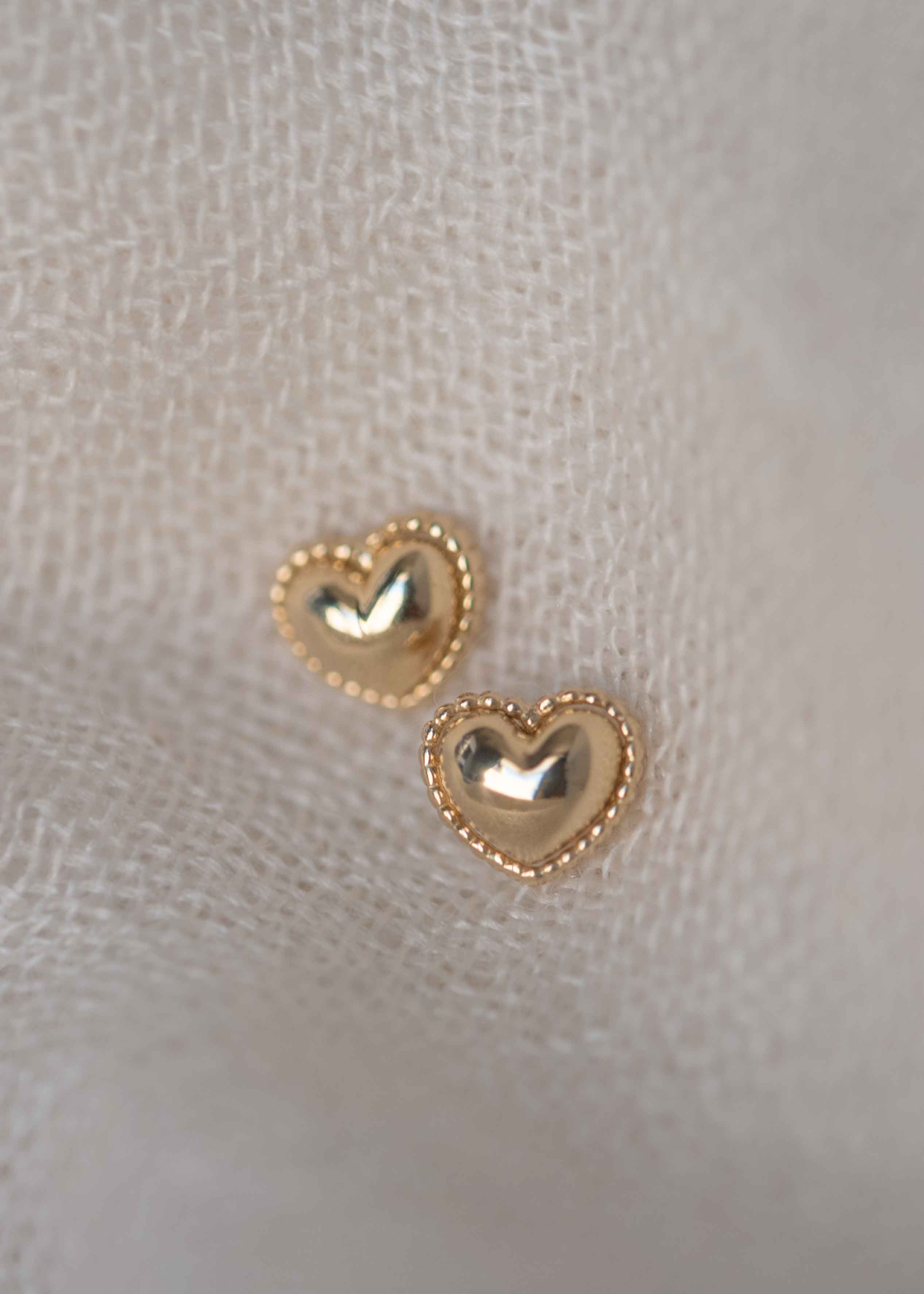 14k solid gold cartilage stud earrings