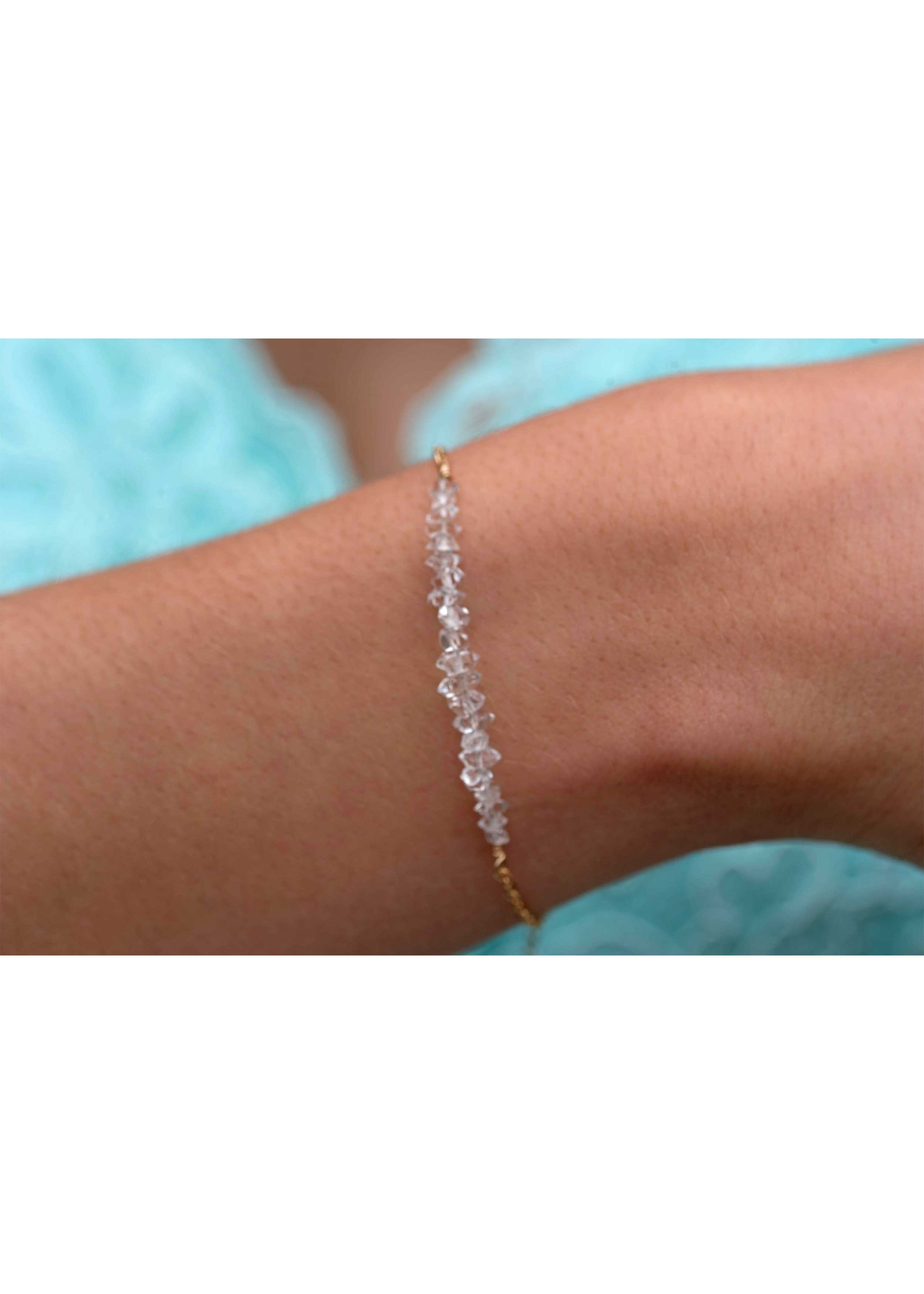 Herkimer Diamond Bracelet – The Golden Cleat