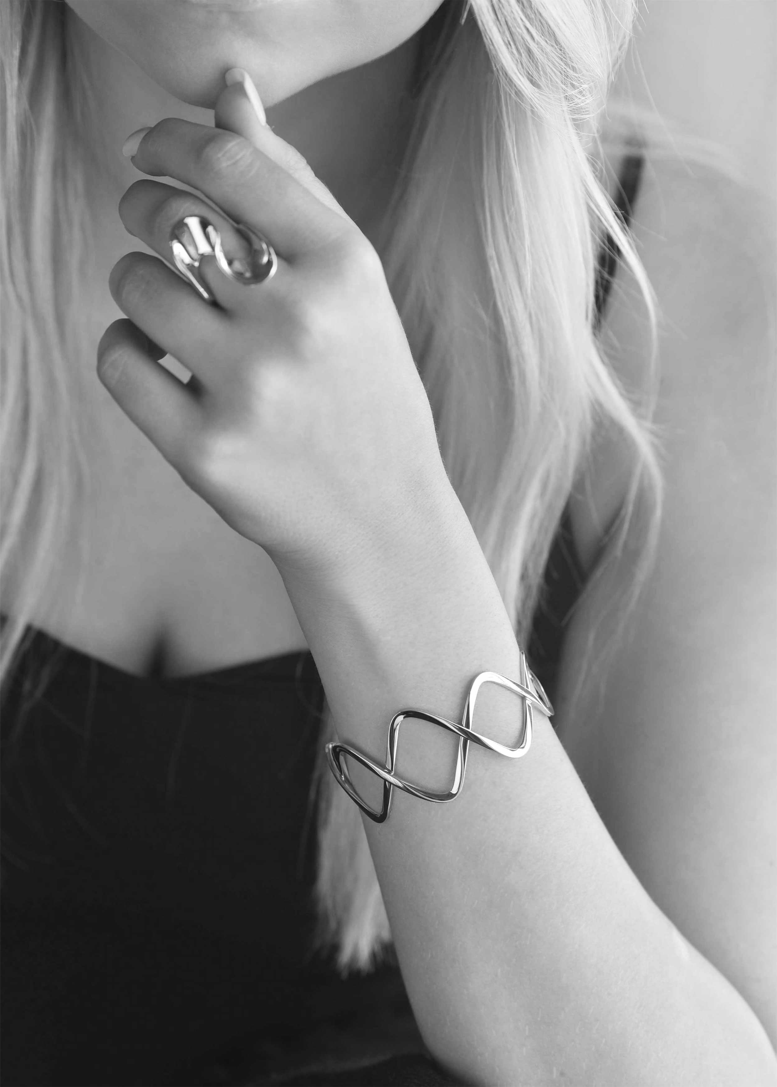 statement handmade sterling silver cuff bracelet gift for women