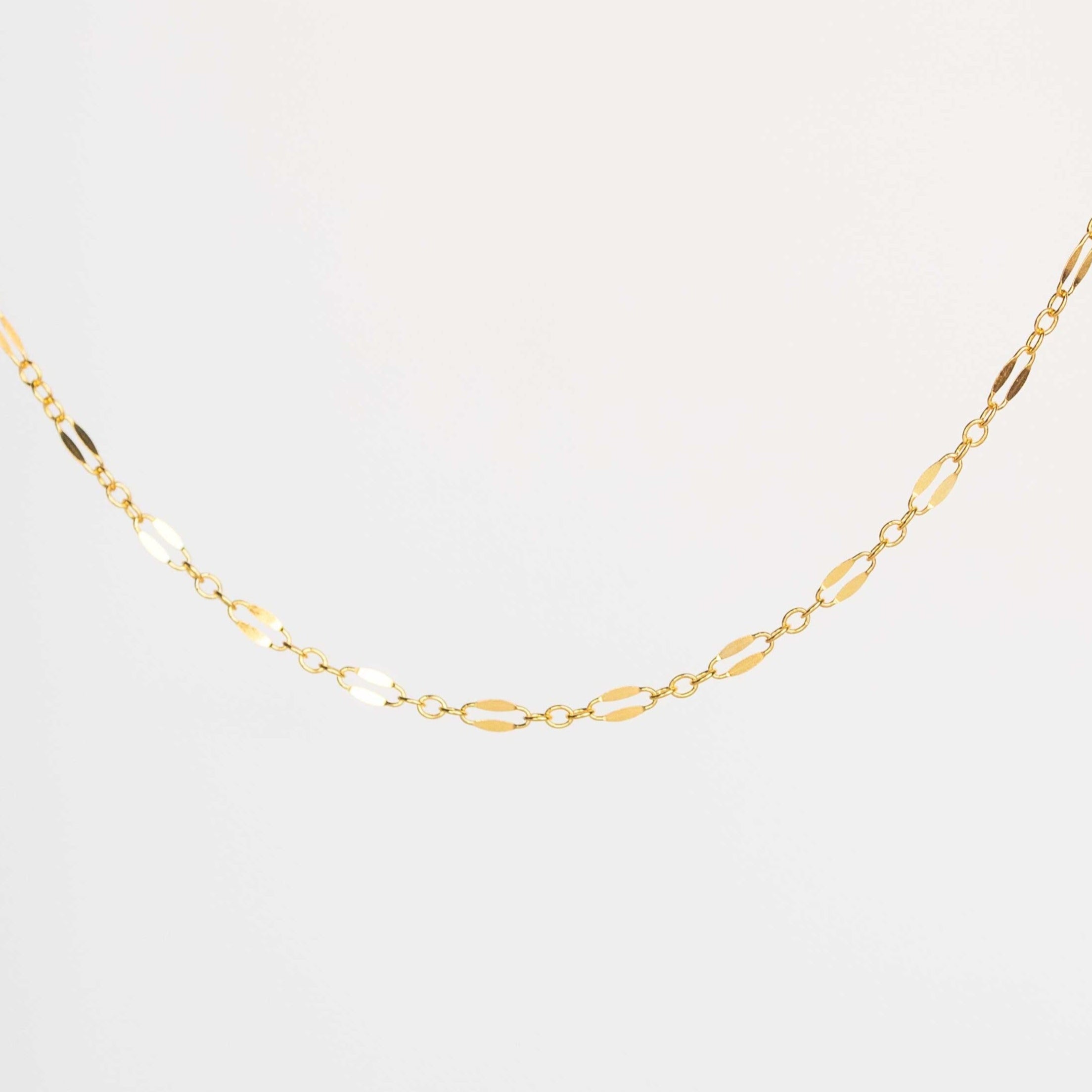 sequin wheat fancy Chain Necklace gold gifts for women