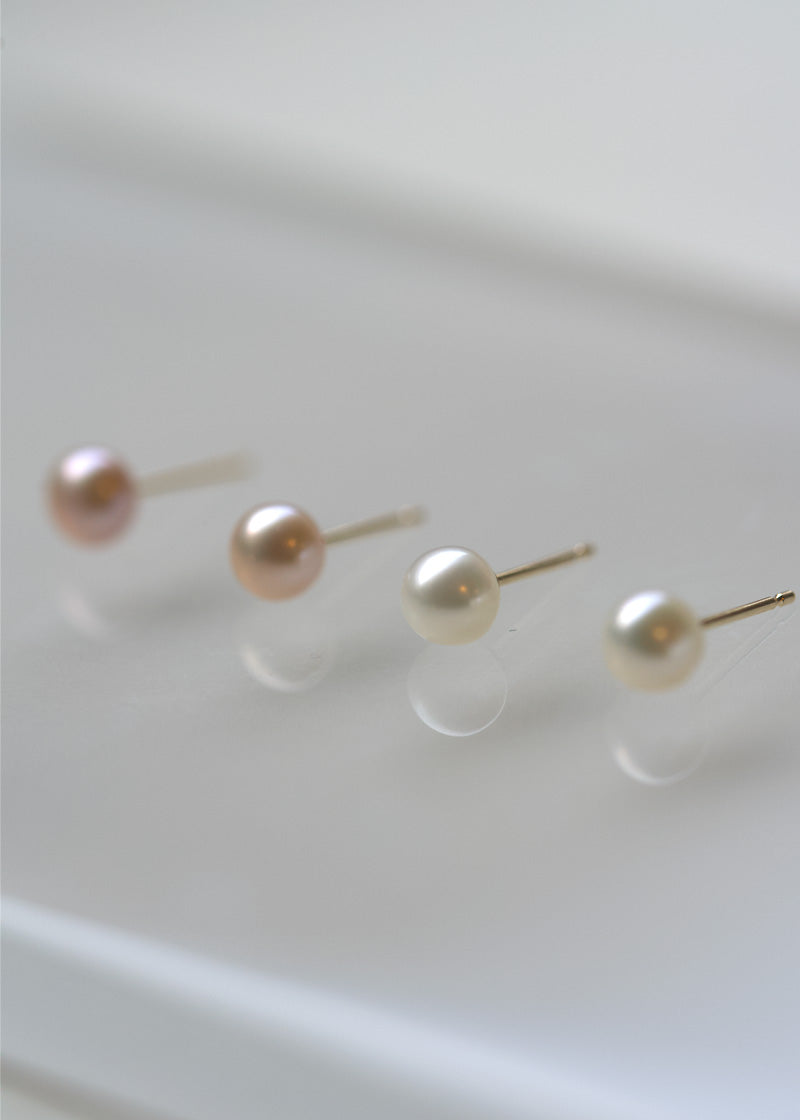 tiny freshwater pearl earrings