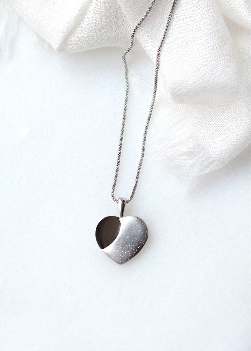 Diamond Dust Heart Pendant