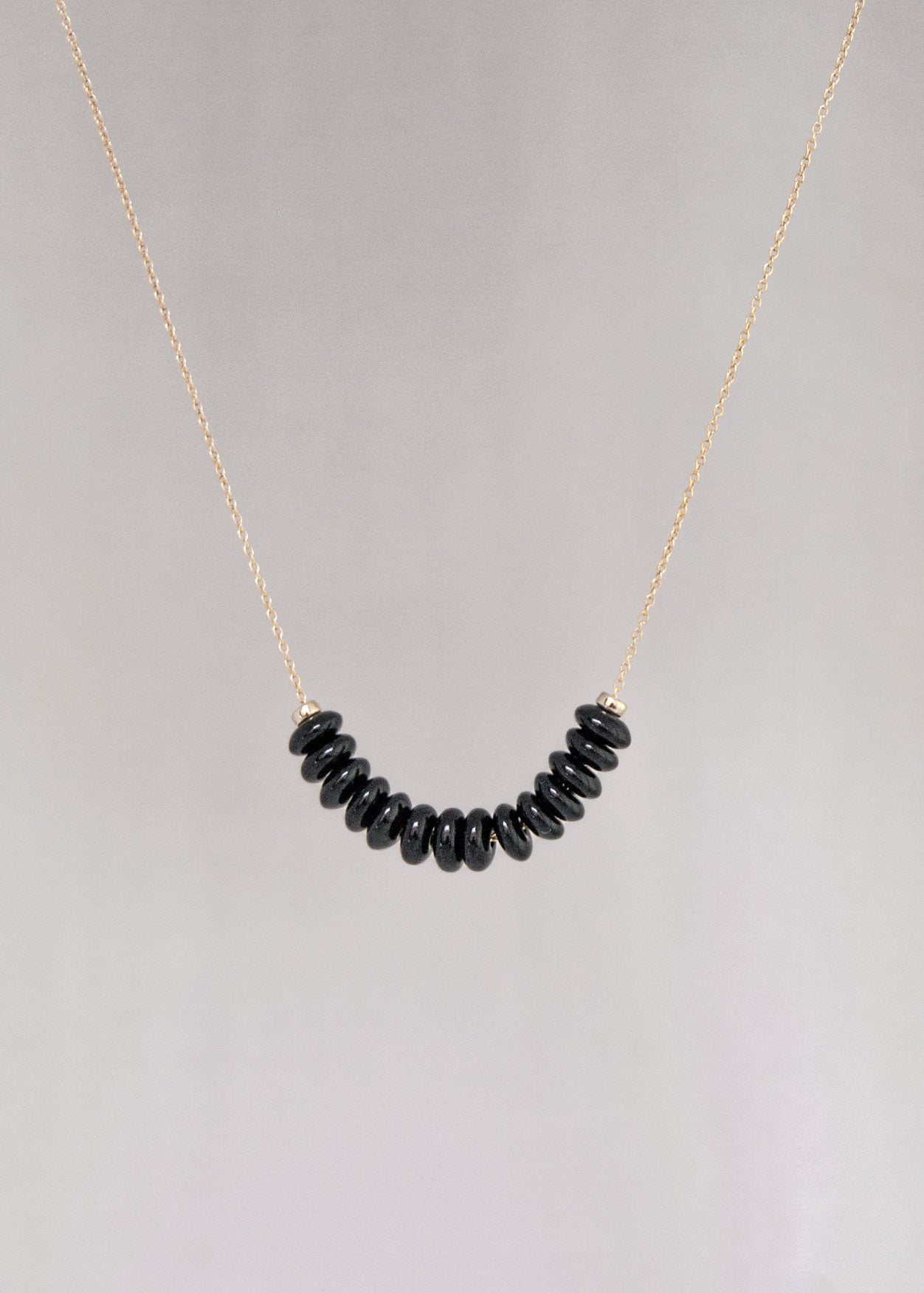 black onyx protection necklace