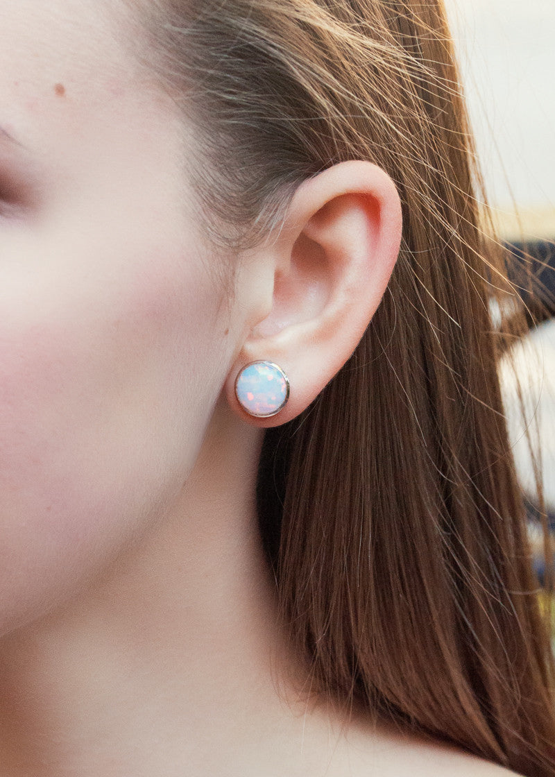 Opal Large Studs - Earrings